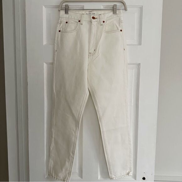 SLVRLAKE Beatnik Ankle Jeans Ivory - Picture 4 of 11